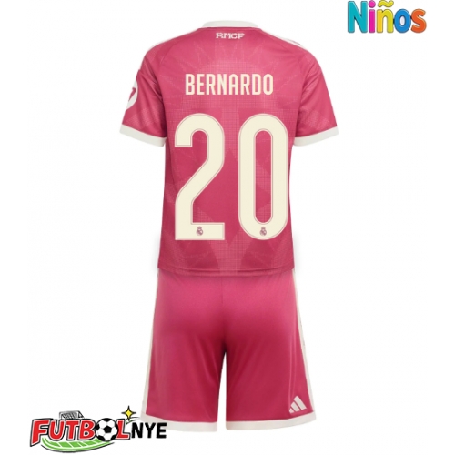 Camiseta Real Madrid Bernardo Silva #20 Tercera Equipación para niños 2026-27 manga corta (+ pantalones cortos)